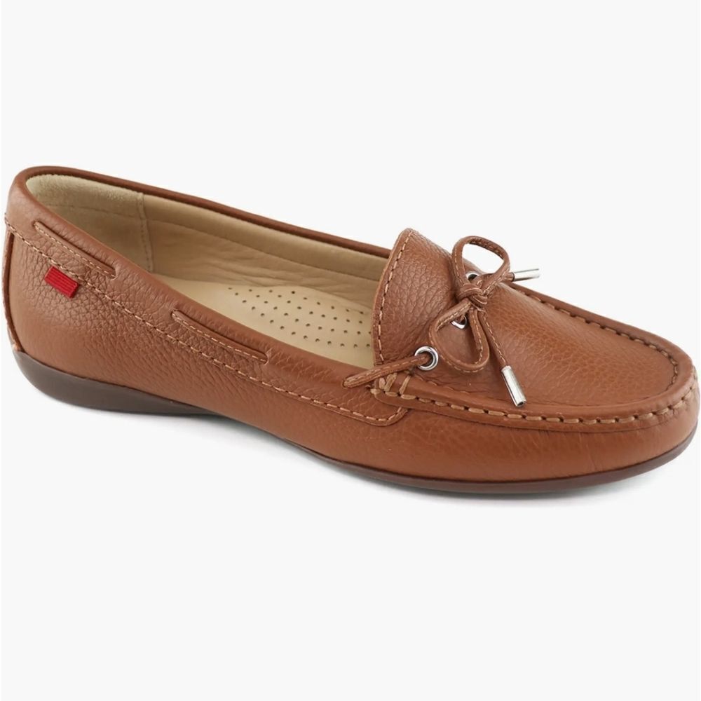 New MARC JOSEPH NEW YORK Diana St Loafer (Women) Cognac Grainy 11
